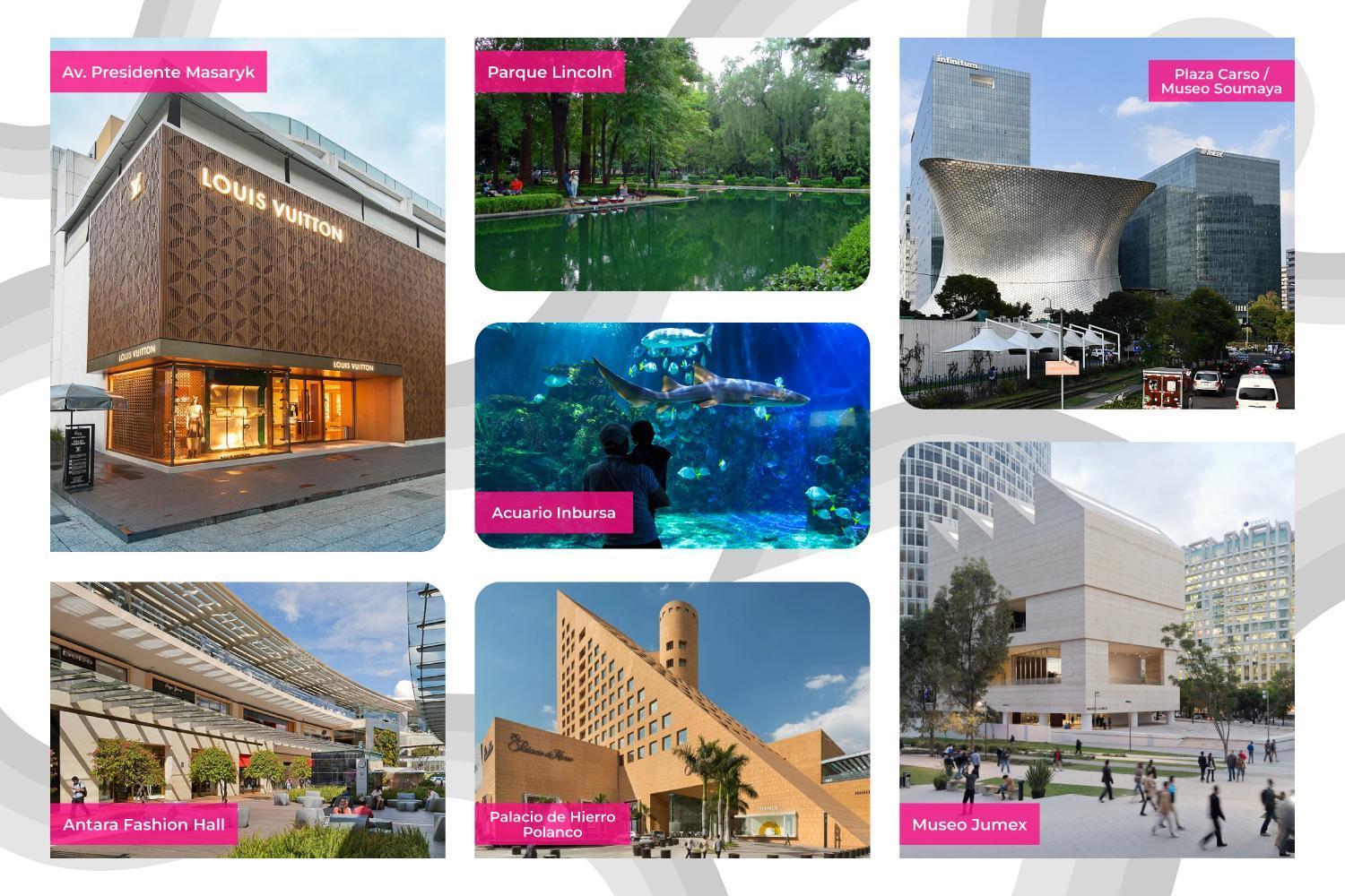 Appartamento Casai Polanco Antara Città del Messico Esterno foto